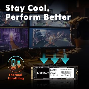 Amazon | LinkMore XE400 2TB M.2 2280 PCIe Gen4x4 NVMe 1.4 SSD