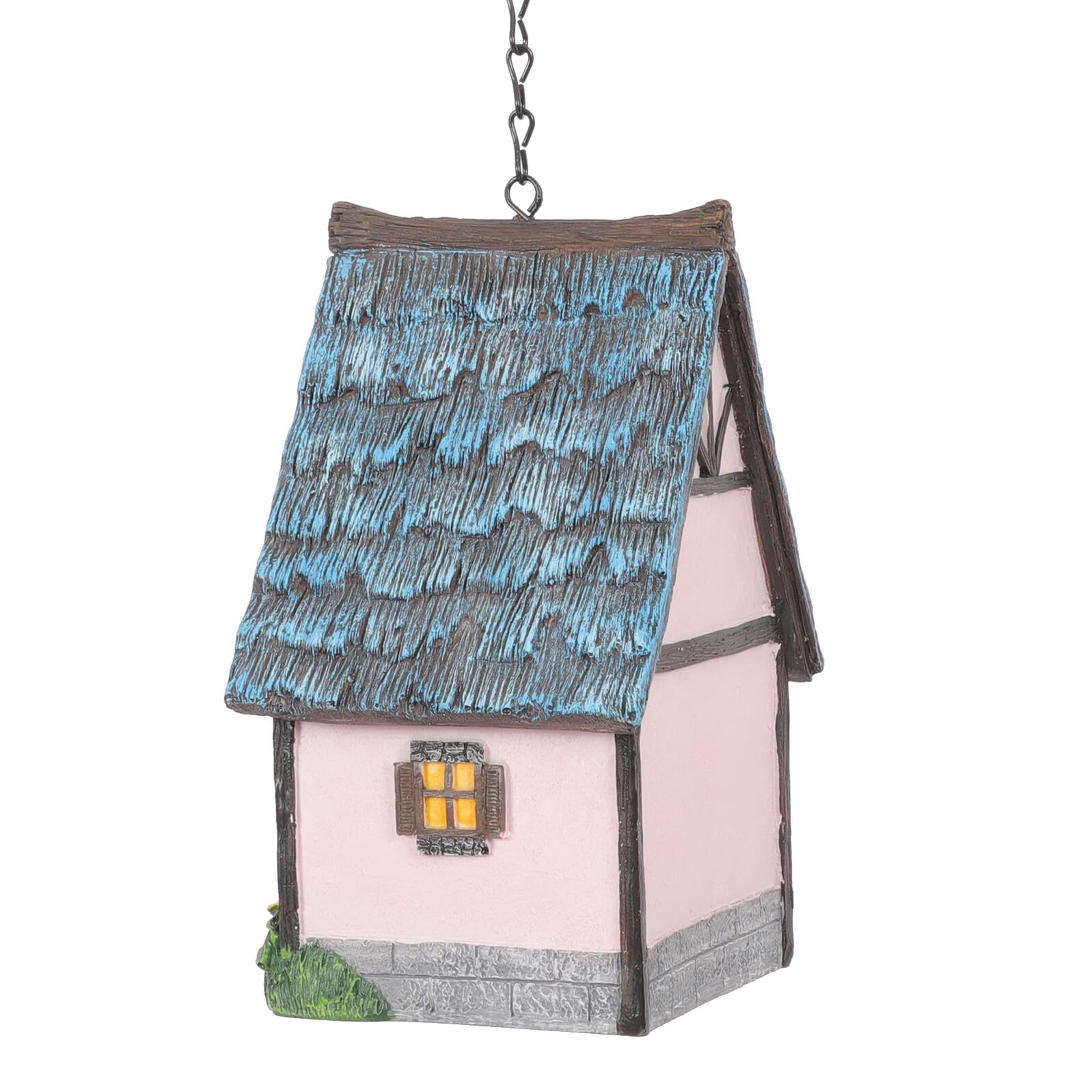 FRCOLOR Wetterfestes Resin Vogelhäuschen zum Aufhängen für Garten und Balkon Dekoratives Farbenfrohes Nistkasten dekoobjekt Einfach Montierbar für Wildvögel und Außenbereiche