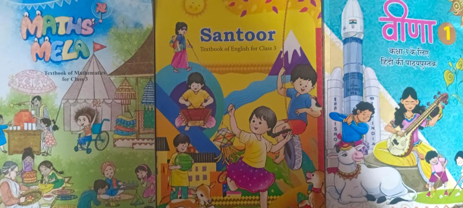 Ncert Textbook Class 3 Edition 2024 COMBO 3 BOOKS Paperback – 1 April 2024