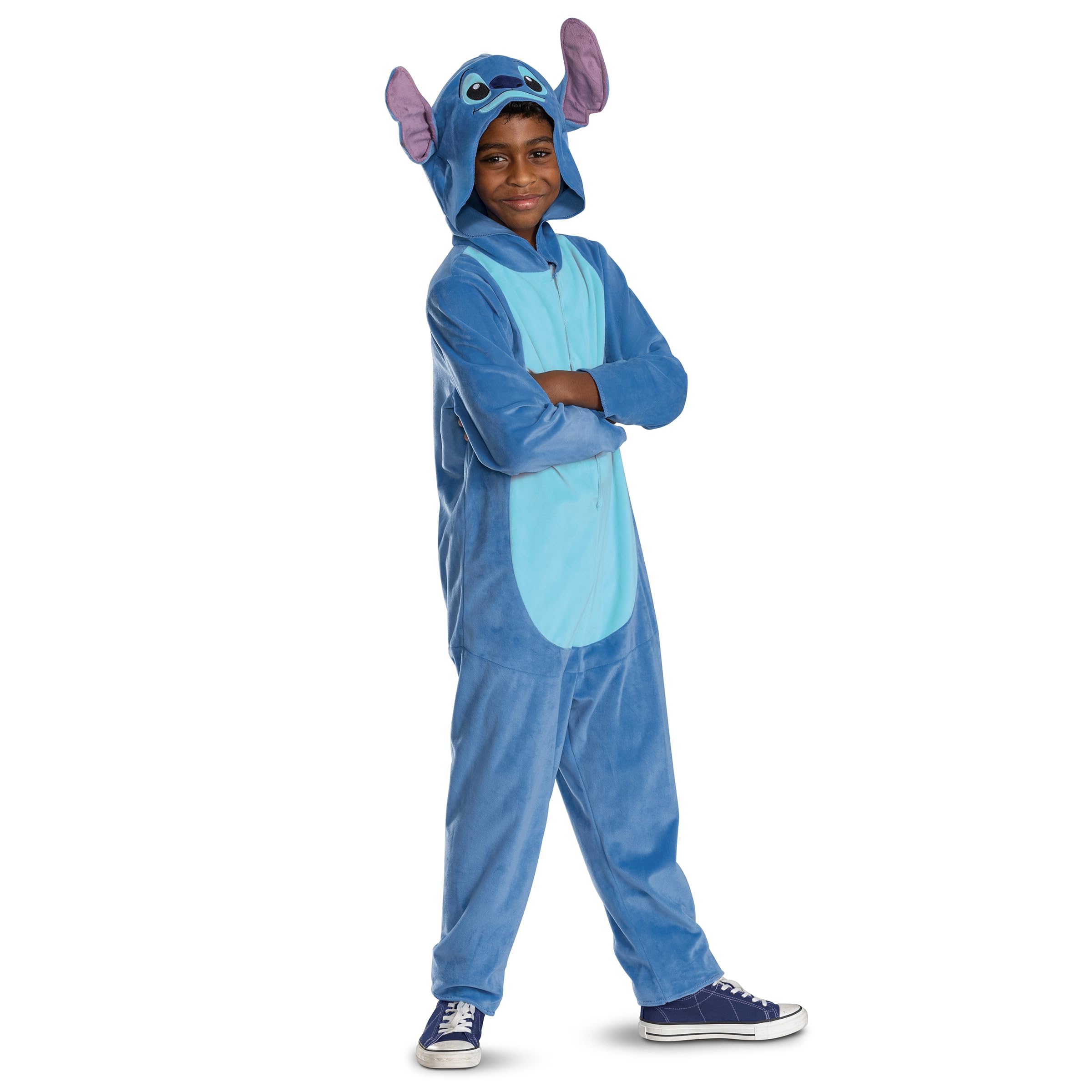 Disney Stitch Costume per bambini, tuta con cappuccio ufficiale Lilo e Stitch