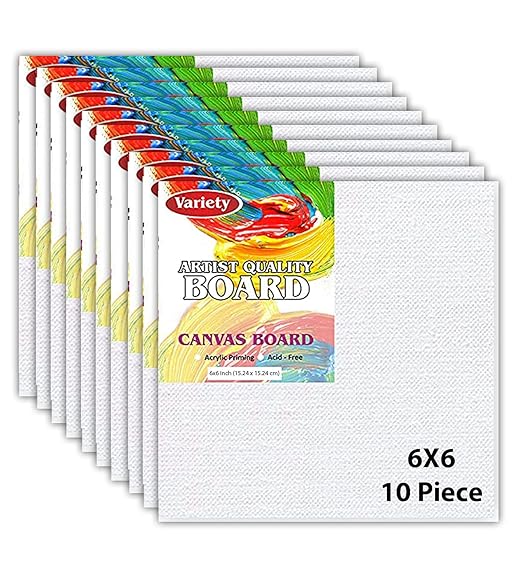 Variety Canvas Boards for Painting, Acrylic Oil Painting Board 10