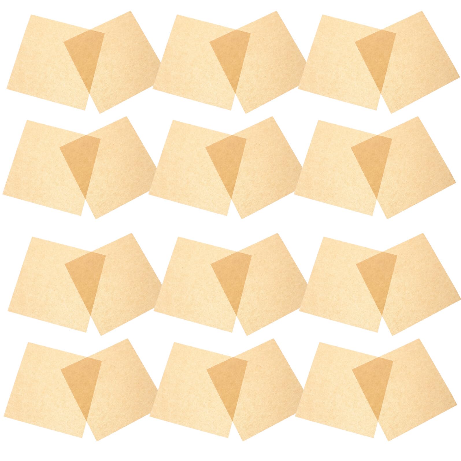 TOYANDONA 500 Hojas De Papel Para Bandeja De Horno Papel Para Hornear Bandejas Para Freidoras Para Horno Para Hornear Sin Blanquear Para Repostería Para