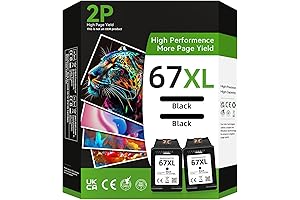 HP 67XL Black Ink Cartridge High Yield