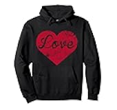 Love Heart Pullover Hoodie
