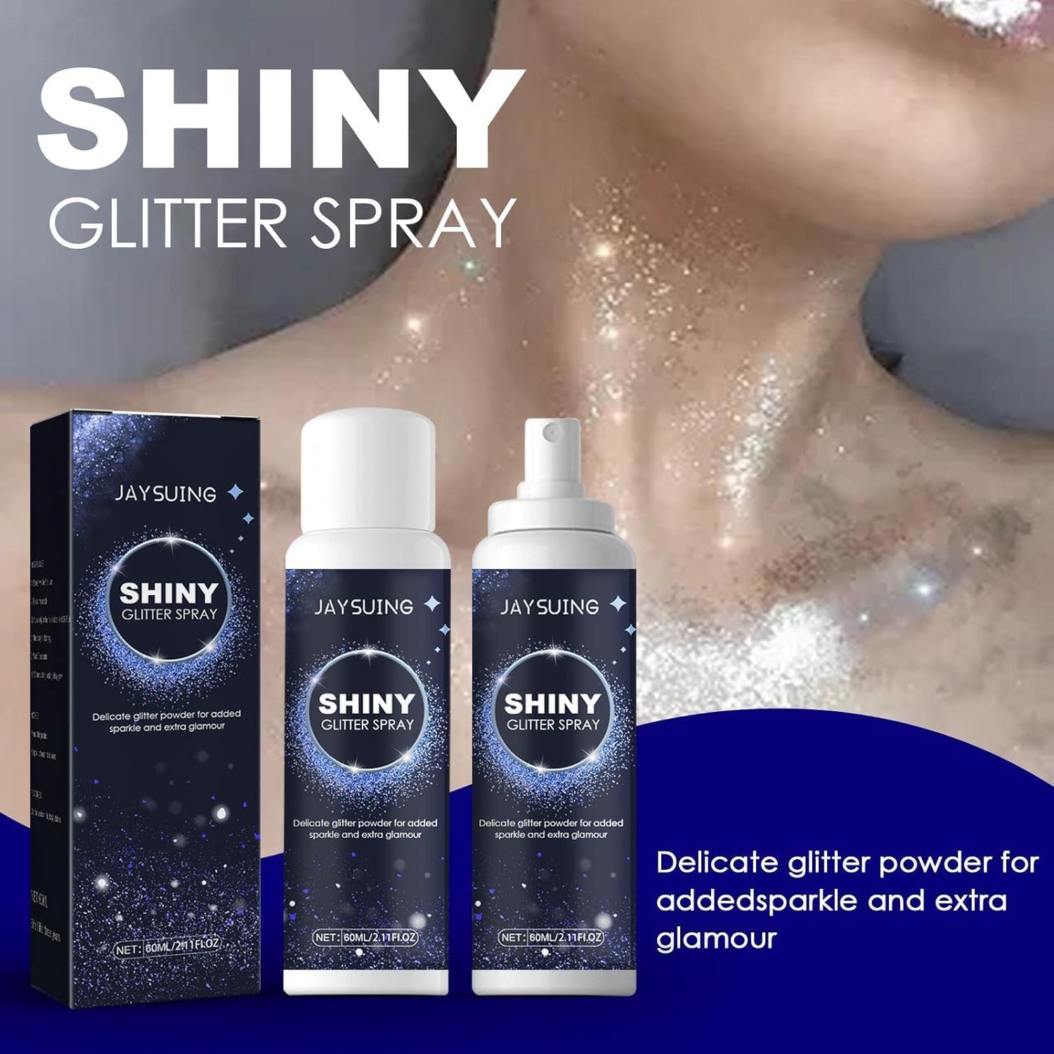 VENEXA Shiny Glitter Spray 60Ml Hair Body Glitter Spray for Nightclub Party Dating|Nail Care Kit for Women, Softens and Nourishes Hand and Feet, Manicure Pedicure Tool Kit, Nail Art 3