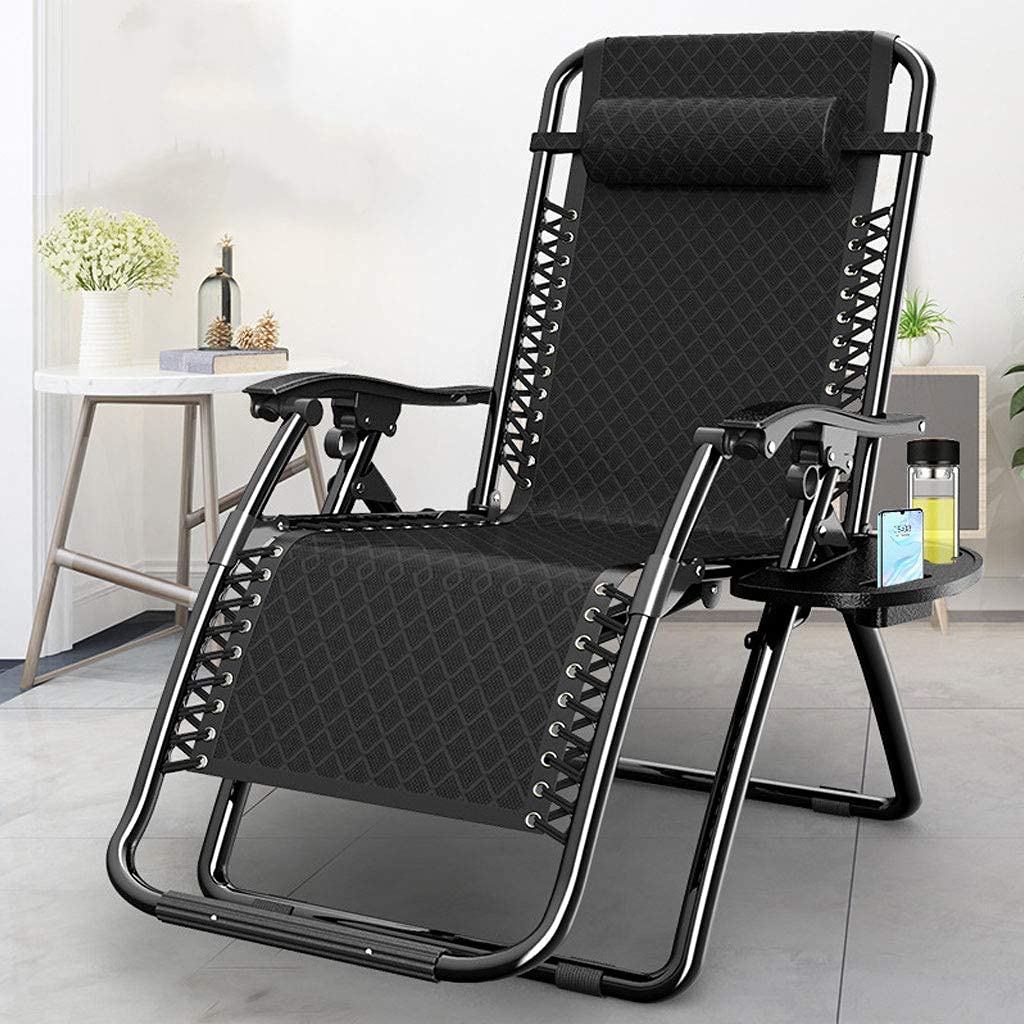 Chaise longue de plage inclinable et pliable pour vos moments de détente extérieure