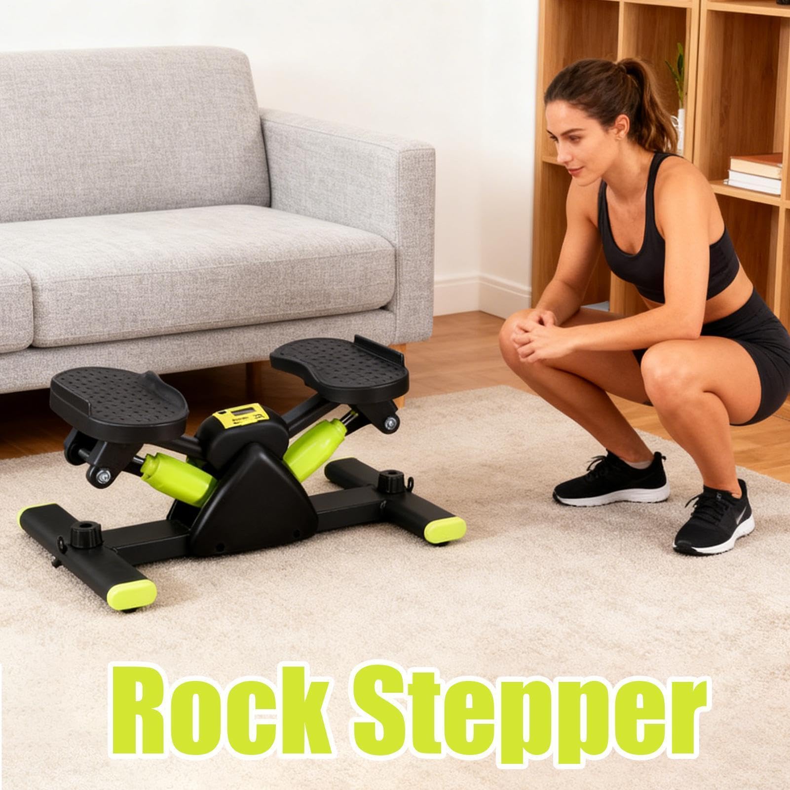 Macchina Stepper Attrezzatura Fitness | Stepper Per Esercizio Fisico Allenamento Ginocchia e Core, Equilibrio Camminata, Dimagrimento Totale, Vita e Cosce