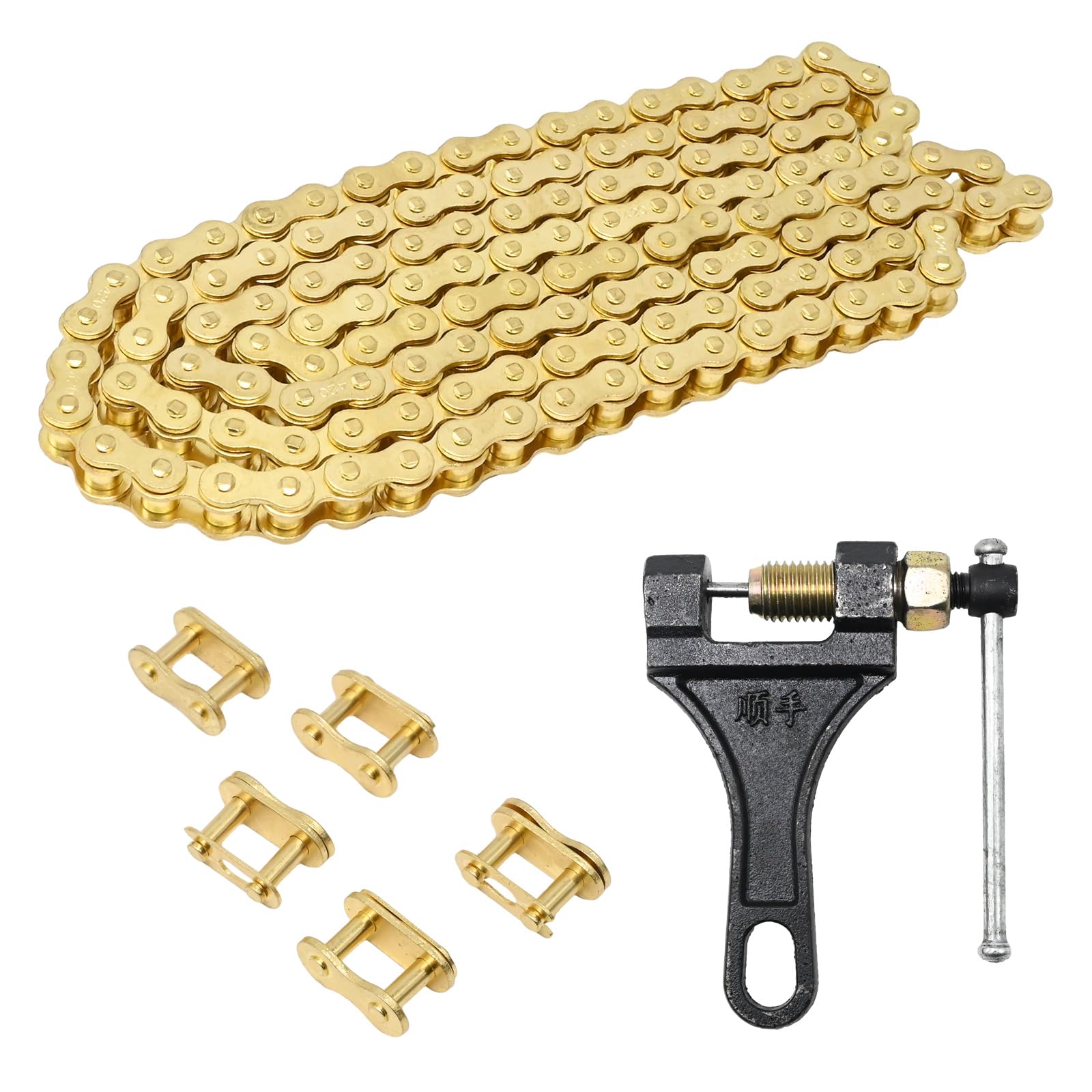 SFR 420 Motocycle Chain 132 Links 420 Standard Roller Chain With Chain - View #3