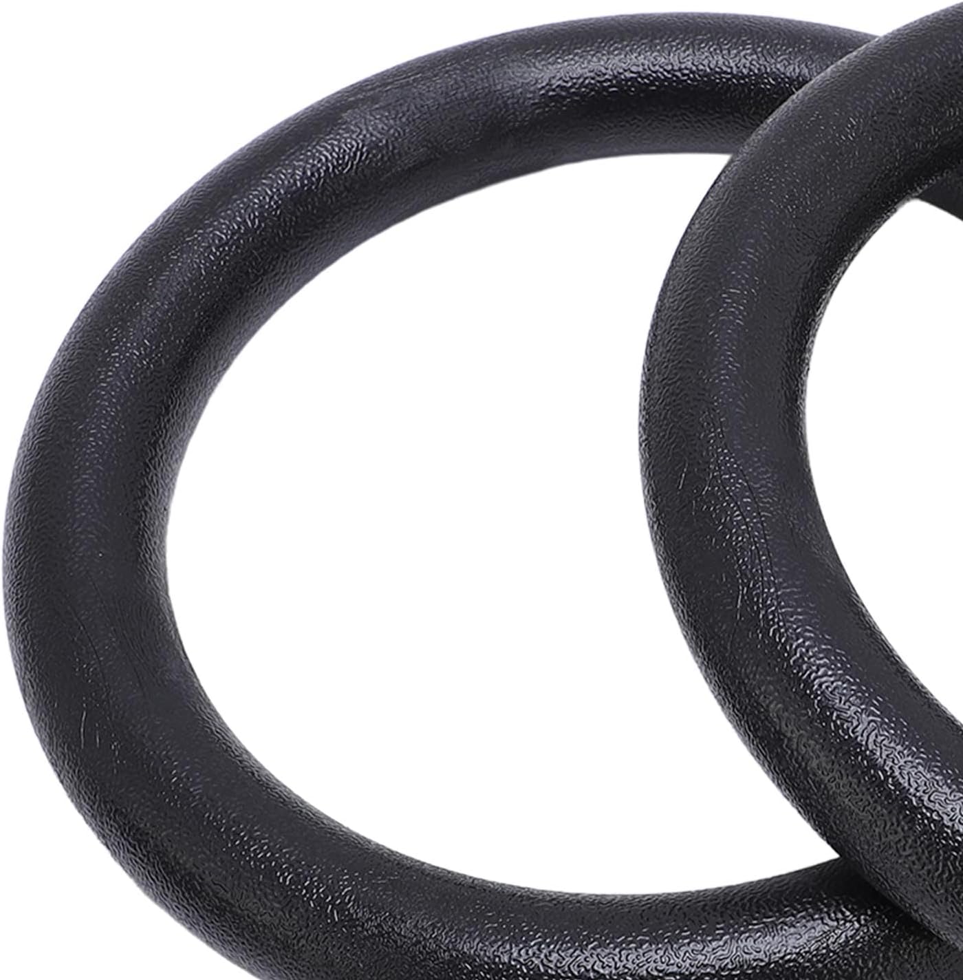 Aramox High Stability Gymnastic Rings 300kg Capacity Exercise Rings for Core Stability Indoor Gymnastic with Straps