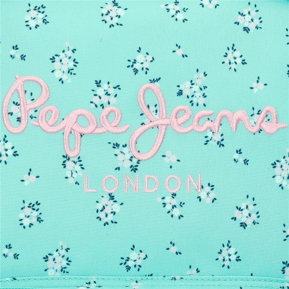 Pepe Jeans Nora Mochila Escolar, Azul, 30x39x12 cms | Poliéster