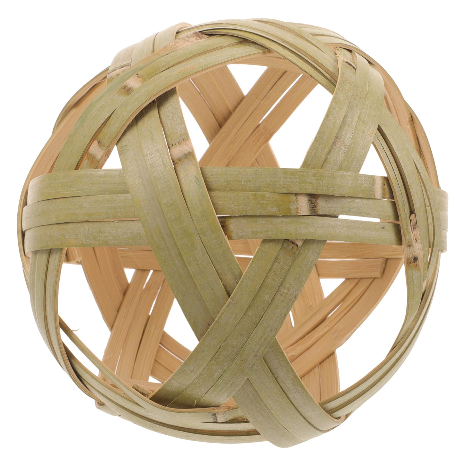 Alipis Bola Tejida de Bambú Decorativa, Adorno Colgante Artesanal Hogar, Diseño Natural y Ambiente Cálido