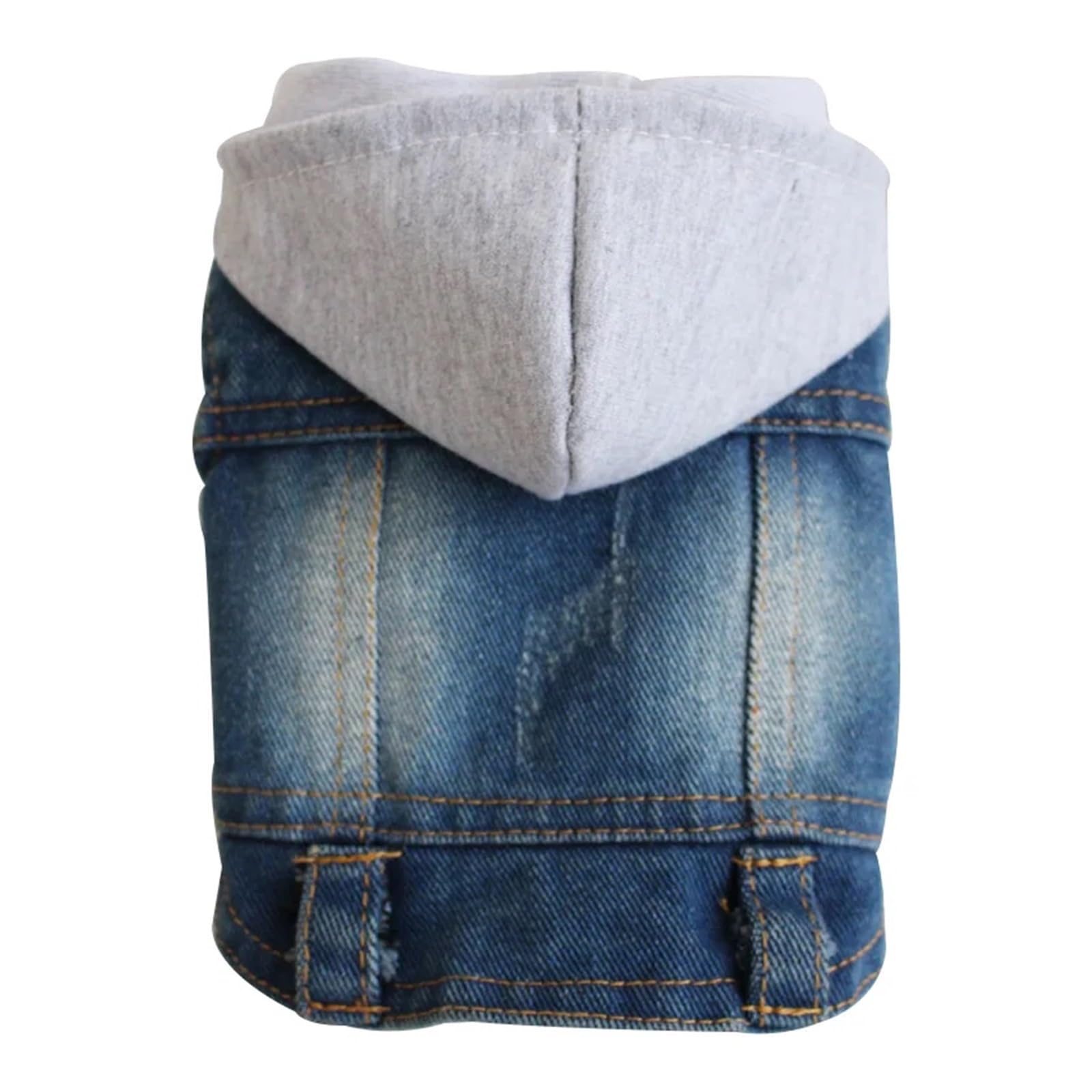 Manteau en jean pour chien de petite et moyenne taille, veste de cowboy élégante avec bretelles réglables, gilet mignon pour animal de compagnie pour chiens et chats, tailles XS à 2XL, tenue en jean