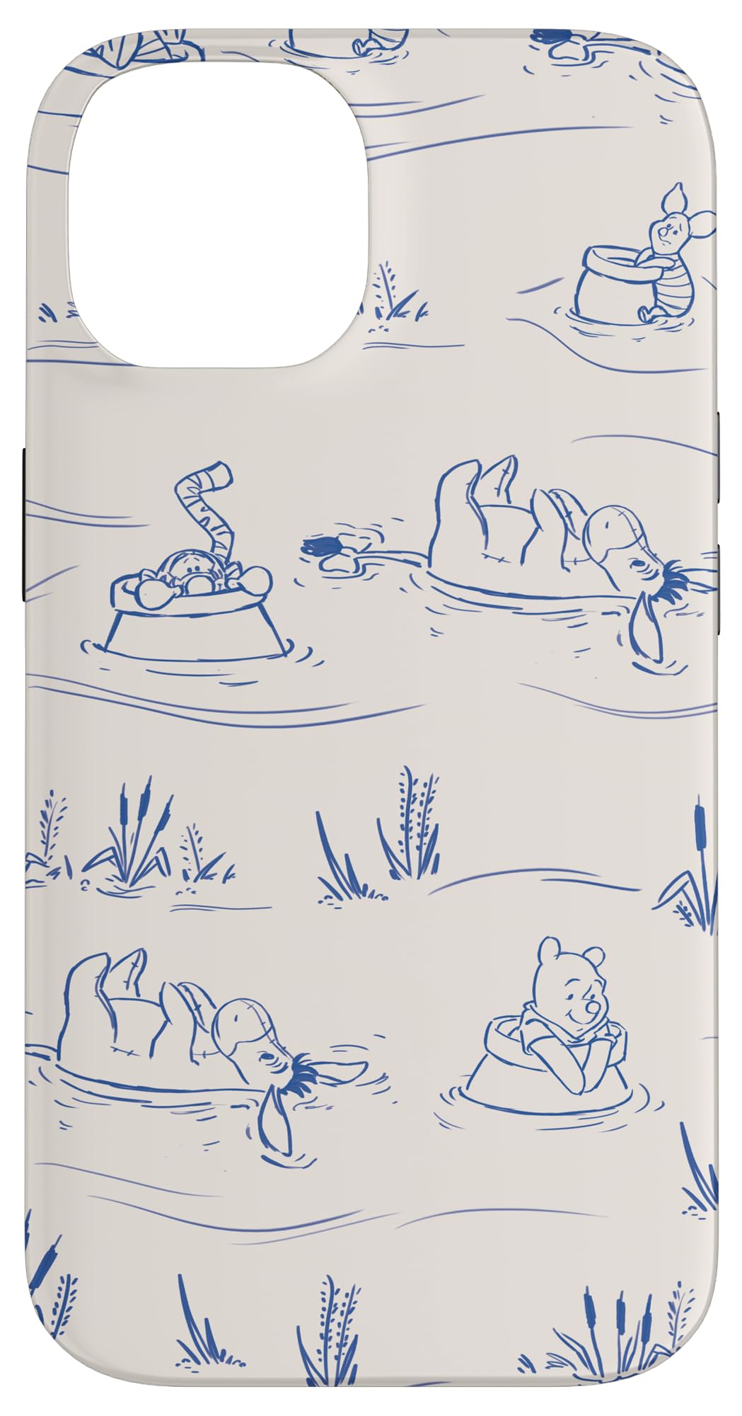 iPhone 14 Disney Winnie the Pooh and Friends Hunny Pots Down the River Case