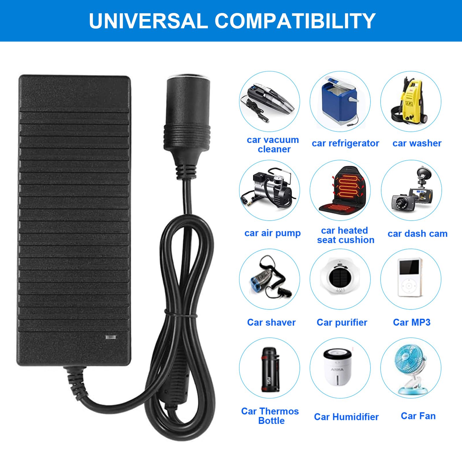 Adapter Zigarettenanzünder Auf Steckdose - 12V 2A Konverter