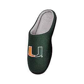 Miami Hurricanes NCAA Mens Memory Foam Slide - XL