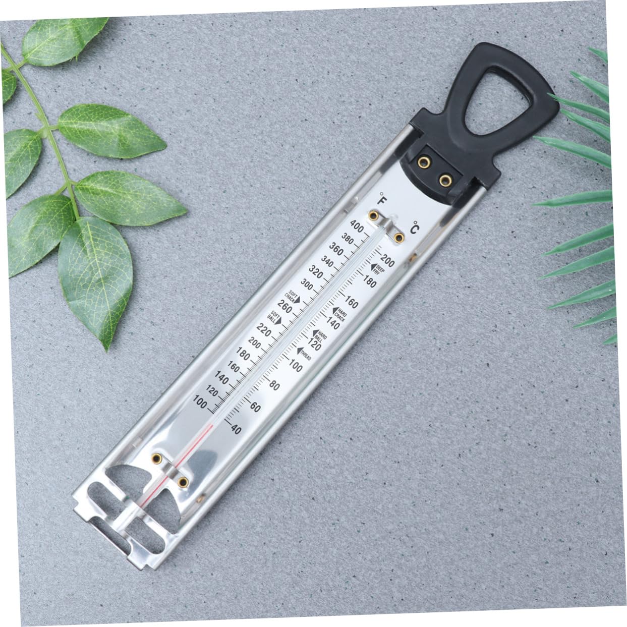 Termómetro para Dulces Colgante de Doble Escala Pvc, 2 Piezas | Lectura a Distancia, Punto de Medición Exacto para Mermelada, Azúcar y Fritura
