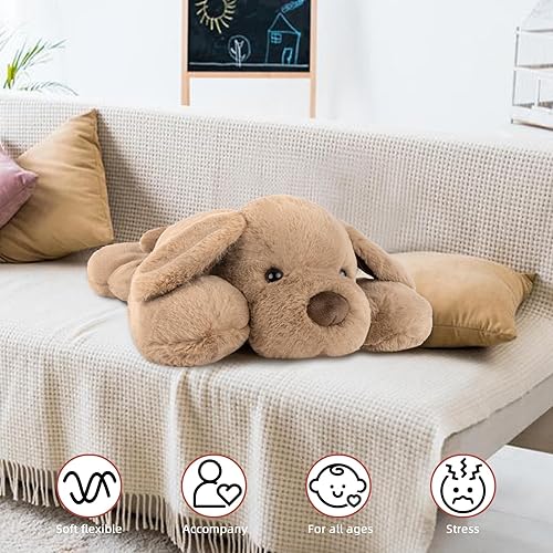 Miniatura 26 de Niuniu Daddy - Peluche con peso de perezoso para la ansiedad, almohada grande de 20 pulgadas para niños y adultos, juguete tierno como regalo