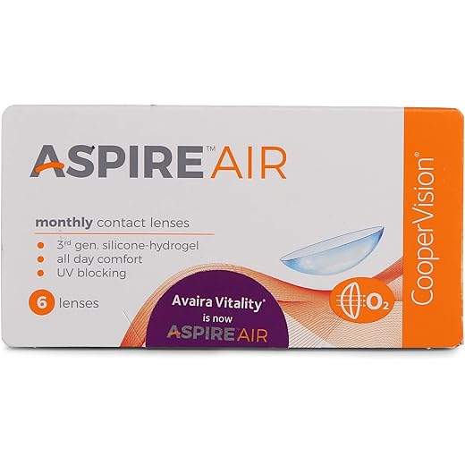 ASPIRE AIR UV Blocking Lenses -1.75 (6 Lenses/Box)