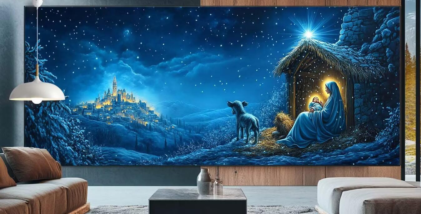 Diamond Painting Jesús Pintura Diamante Ángel Diamond Painting Adultos DIY Square Diamond Art Kit Cuadros Diamantes Manualidades Mosaicos kit,Decor Pared Hogar Regalos Originales Mujer 90x160cm I92