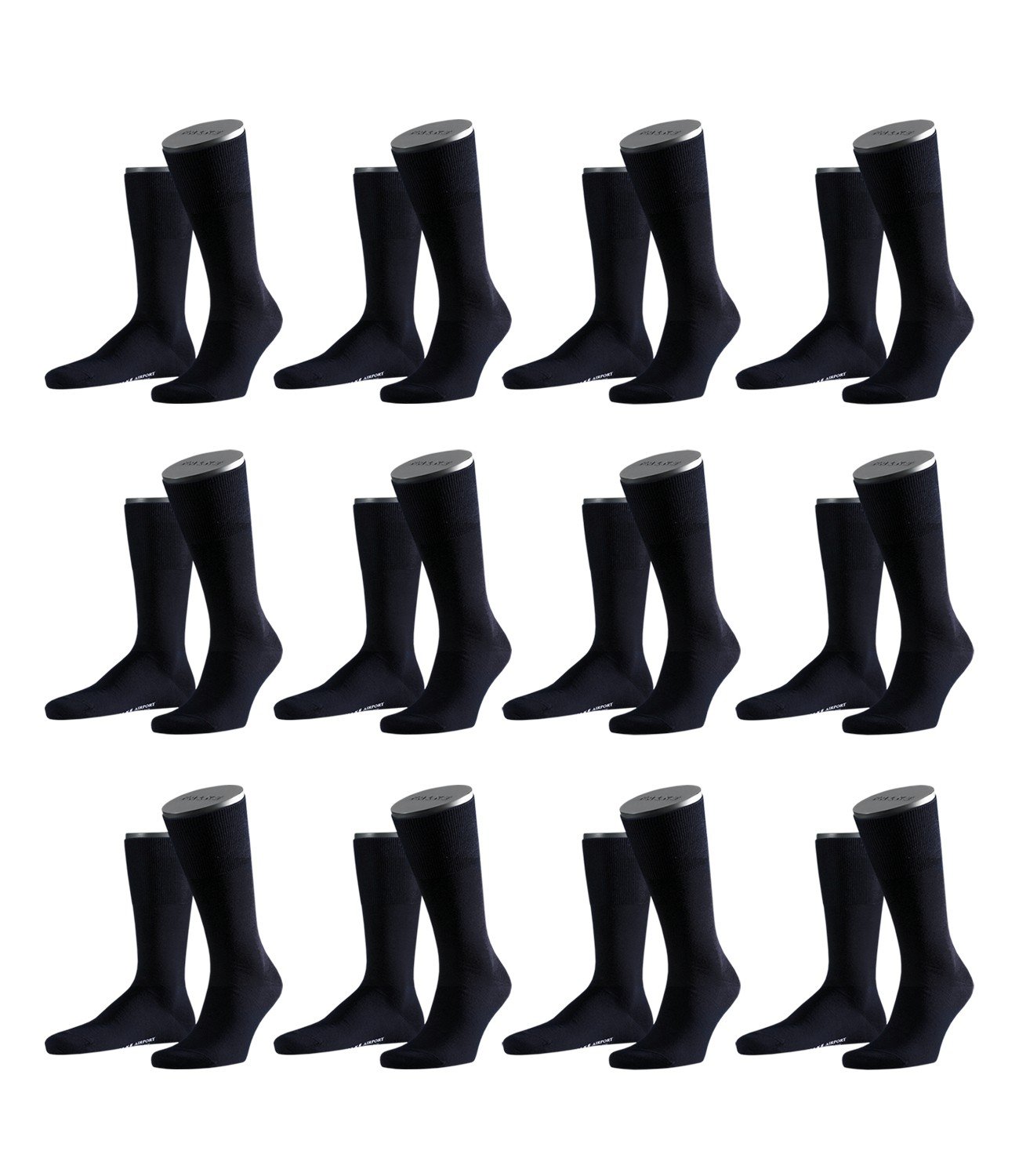 FALKE Calze Airport da uomo 14435 12 paia
