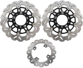 クロ様 Amazon.com: Arashi Front Rear Brake Disc Rotors for Kawasaki Ninja