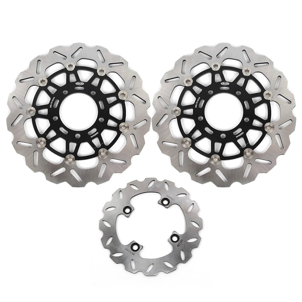 Arashi Front Rear Brake Disc Rotors for Kawasaki Ninja ZX6R
