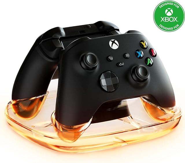 8Bitdo Dual Charging Dock for Xbox Wireless Controllers, Xbox Charging Station with Magnetic Secure Charging for Xbox Series X|S & Xbox One Controller (Black)