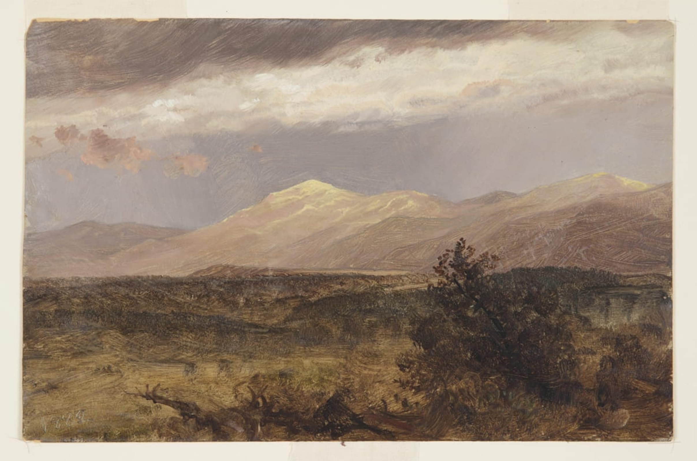 SERENDIPITP Vintage Wall Art Canvas Nordic Poster Canvas Print Picture Catskills At Sunset by Frederic Edwin Church Wall Art Poster for Home Decor 60x90cm