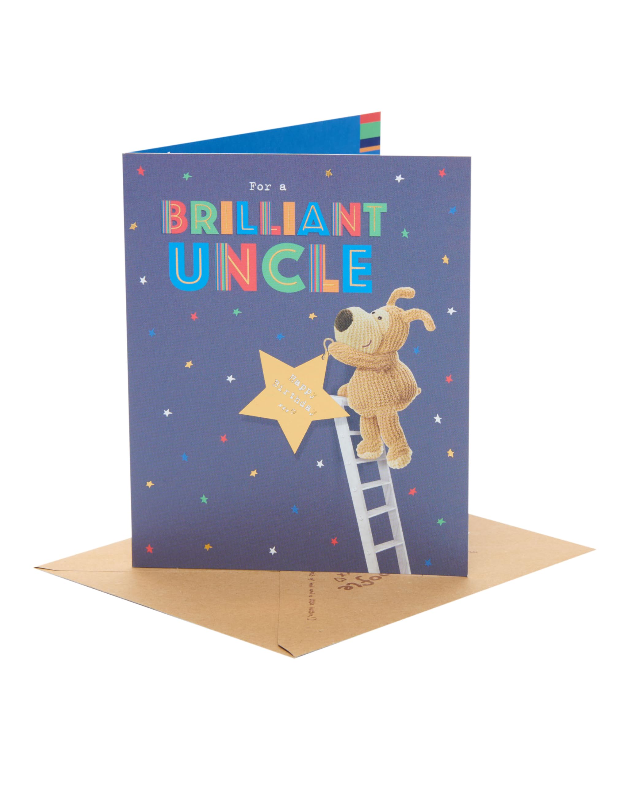 Birthday Card for Uncle | Happy Birthday Gifts | Him, Boys, Men | Cute Design | With Envelope | 165 x 190 mm