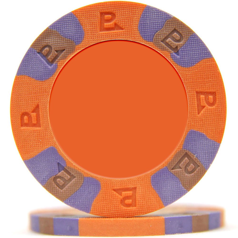 Trademark Poker NexGEN 6002 Series PRO Classic Style Poker Chips (Set of 50), 9gm, Orange