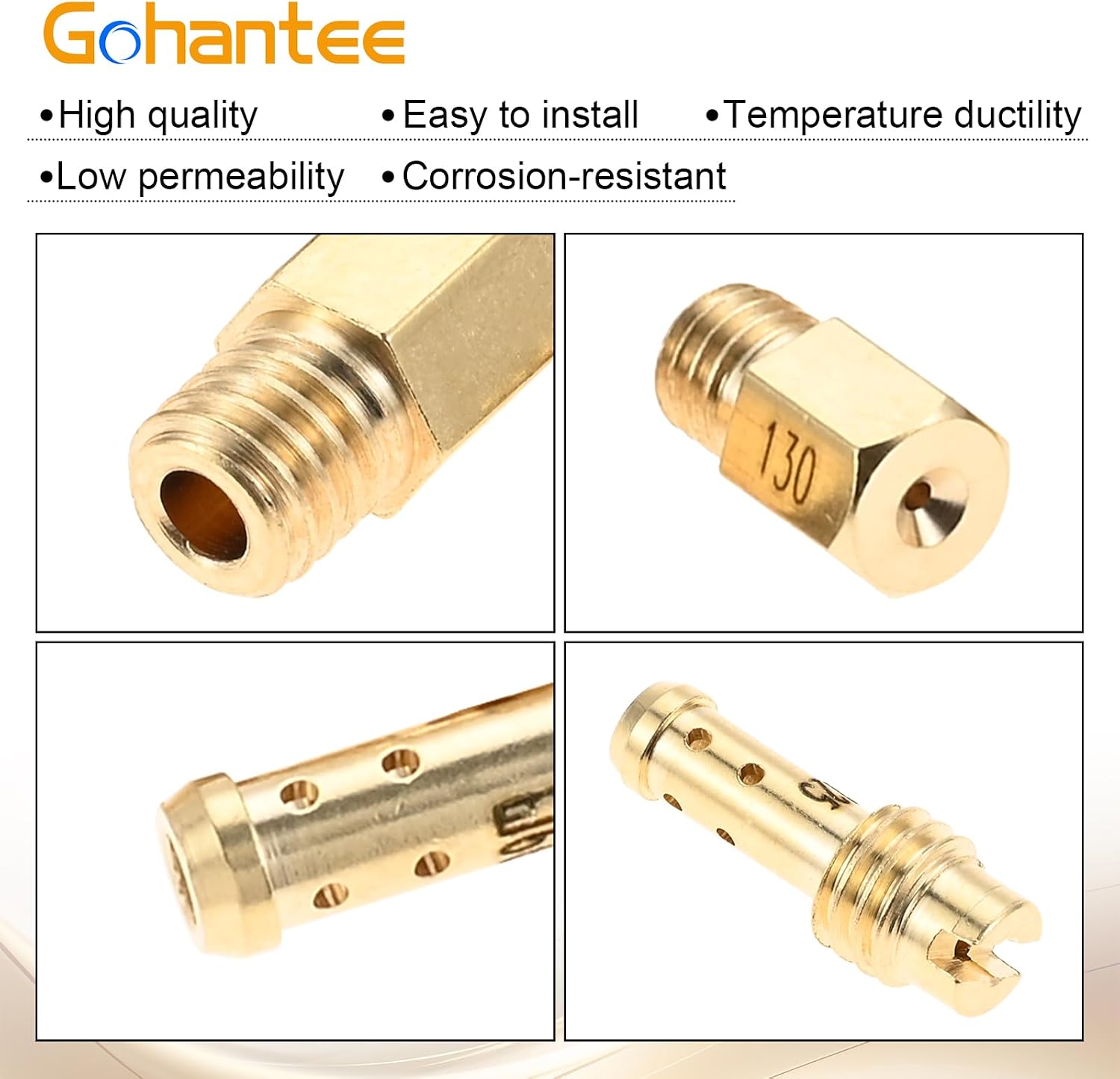 Gohantee 30 Pcs Main Jet and Pilot Slow Jet Kit Include 16Pcs Main Jets and 14Pcs Slow Pilot Jet, Compatible with Honda, Suzuki, Kawasaki, Yamaha, Husqvarna, Polaris Snowmobile, Mikuni Carburetors Etc