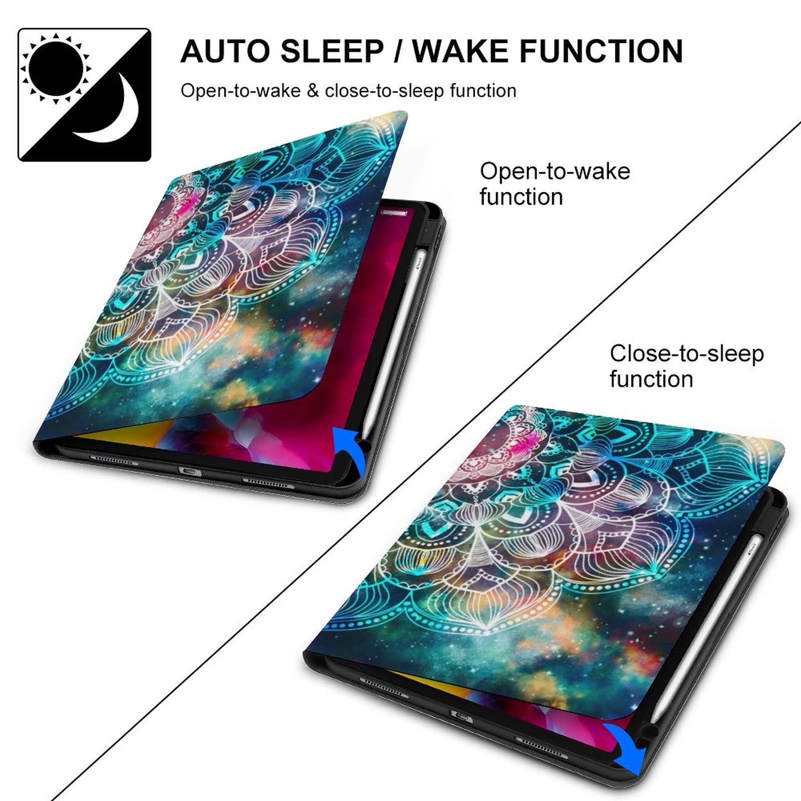 Amazon.co.jp: iPad 第9世代ケース、iPad Air 第5世代ケース、スター