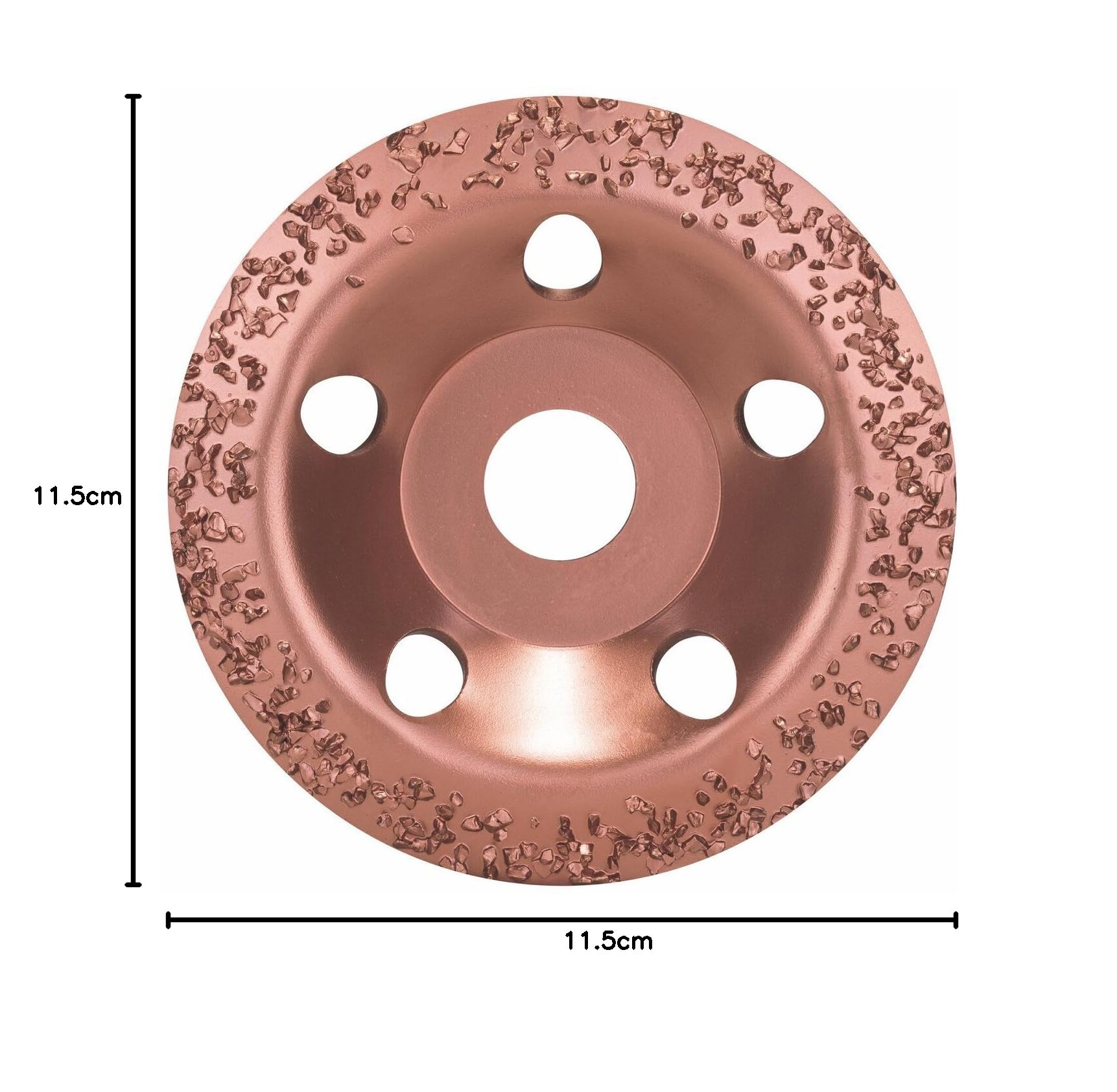 Bosch Professional 1x Carbide Topfscheibe (Grob, Schräg, Ø 115 mm, M14, Zubehör Winkelschleifer)