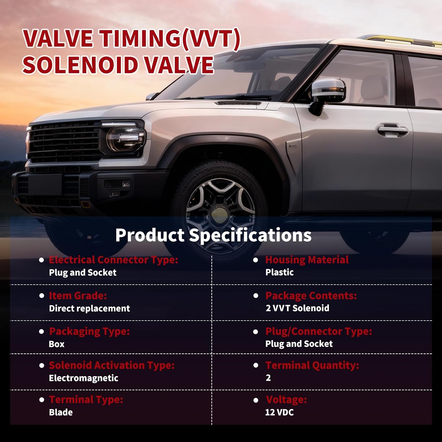 15330-0T010 Oil Control Variable Timing VVT Solenoid Valve For 2008-2020 Toyota RAV4 Camry Corolla Highlander Prius Plug-In Venza Avalon Sienna for Lexus CT200h ES300h GS200t 2.0L 2.5L 2.7L