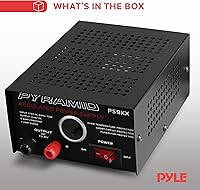 Vista 6 de Pyramid PS9KX - Fuente de alimentación de banco compacto universal, convertidor de mesa de laboratorio doméstico regulado lineal de 5 amperios