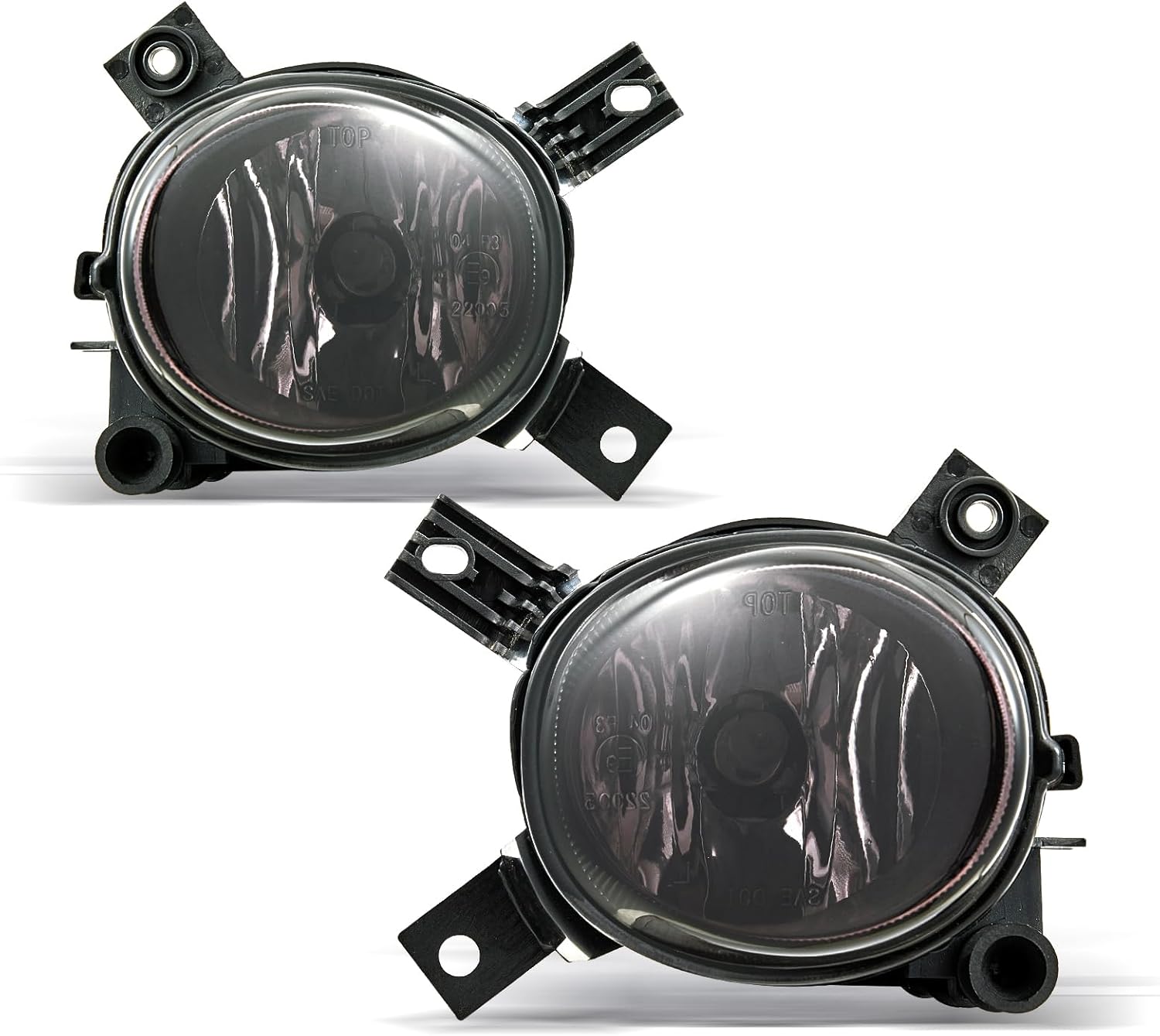 Fog Lights Fit for 2008-2013 Audi A3 Quattro Base/TDI Hatchback; Sport Package A4/S4 (Quattro Cabriolet Convertible, Sedan, Avant Wagon) 2005-2008 Smoke glass