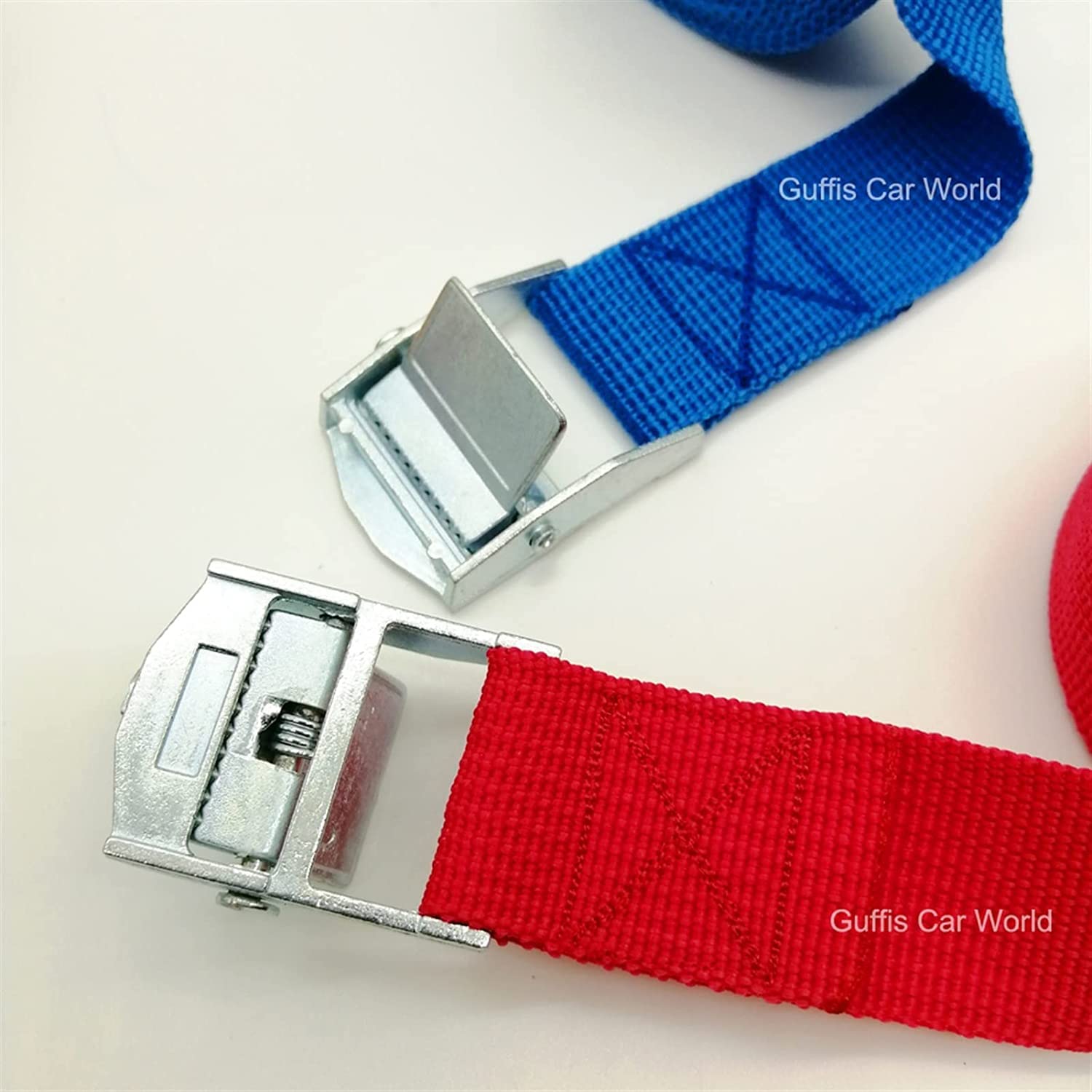 Cinghie di ancoraggio, Cinghie di ancoraggio, Cinghie di ancoraggio Cinghie di ancoraggio con fibbia da 2 metri Cinghie di carico for auto Moto Bici con fibbia in metallo Corda di traino Cintura a cri