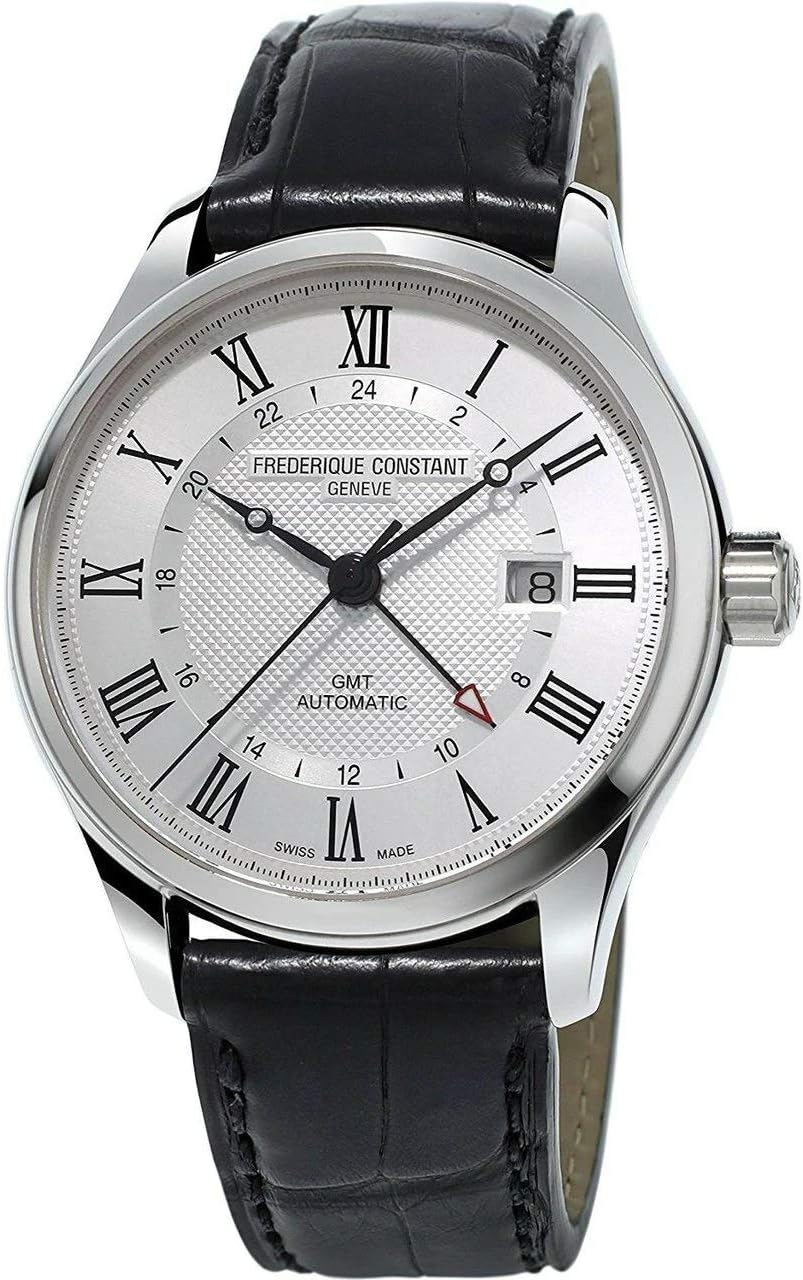 Frederique Constant Men's Classic 42mm Steel Case Automatic Watch FC-350MC5B6