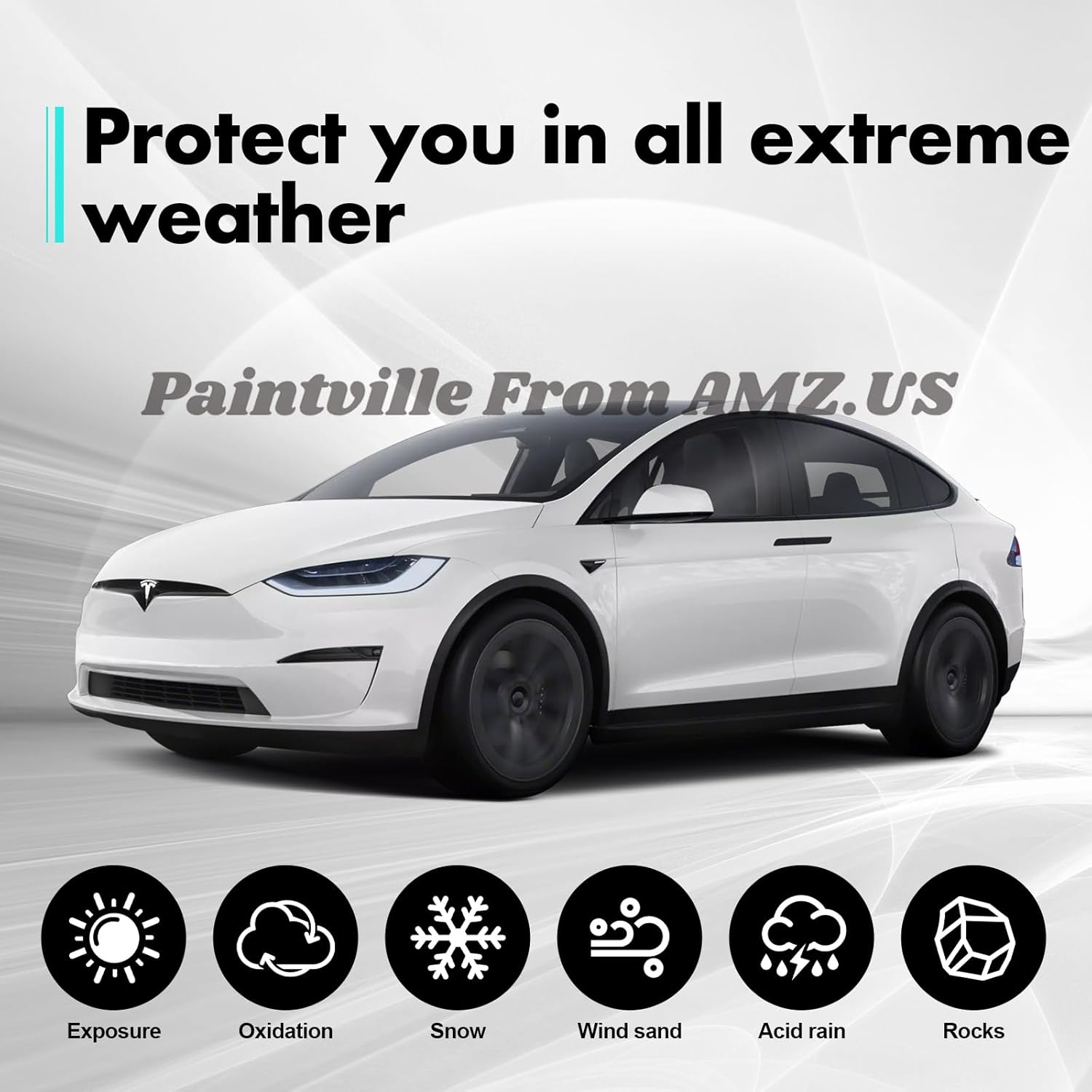 for Tesla Model X TPU PPF HD Clear Paint Protective Film Custom Fit Anti Scratch Self Healing Shield Guard Tesla Finishing Accessories for Front Mini Bumper Center Section