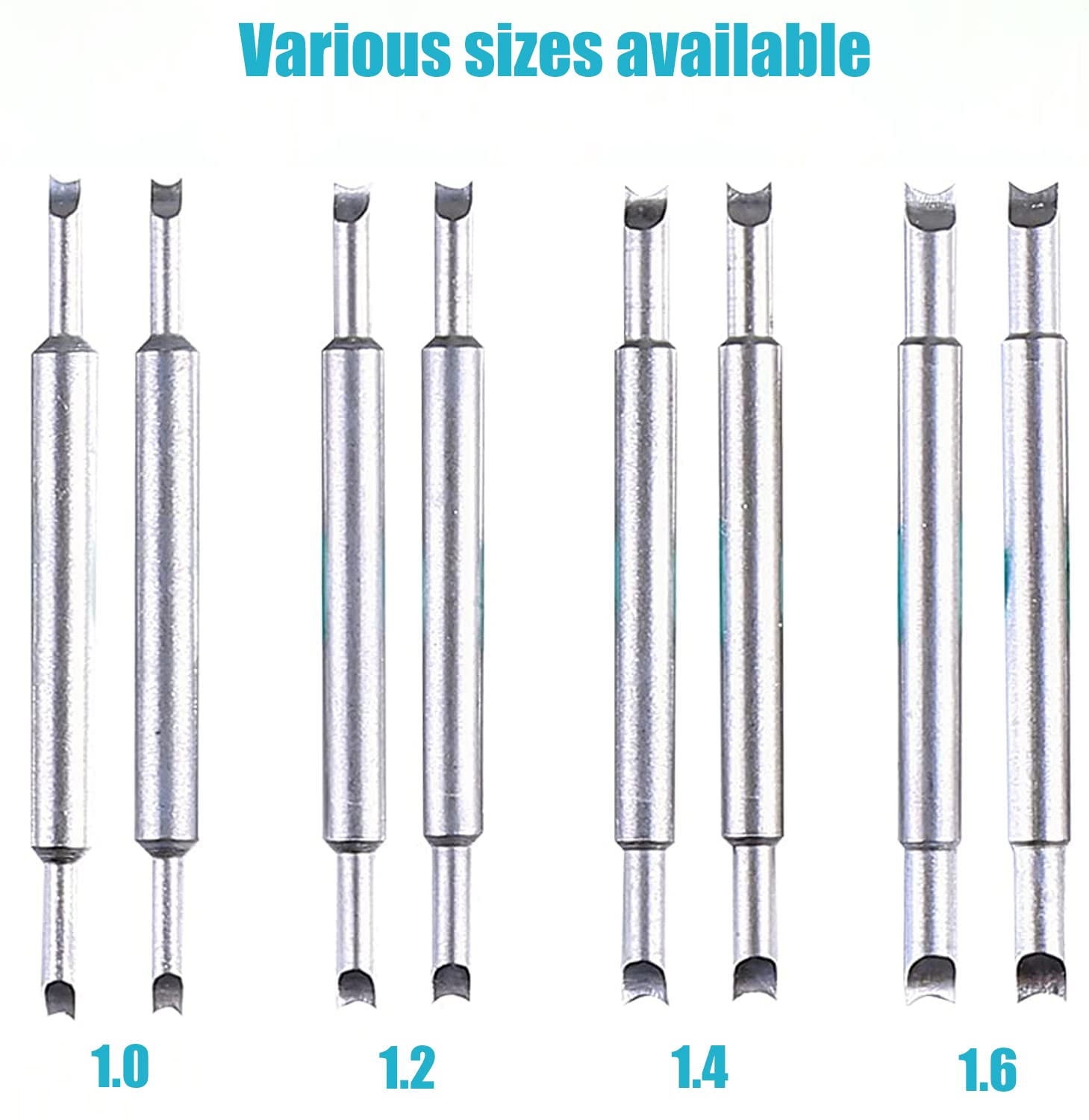 Watch Spring Bar Pliers Tool, Spring Bar Tweezer, Watch Band Replacement Tool with Durable 8 Tips Pins, for Watch Wrist Bands Strap Removal Repair Fix Kit