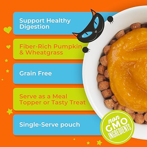 Miniatura 5 de Tiki Cat Born Carnivore - Cubreabdomen funcional para digestión, mousse rico en fibra para aliviar el malestar digestivo, puré de receta de