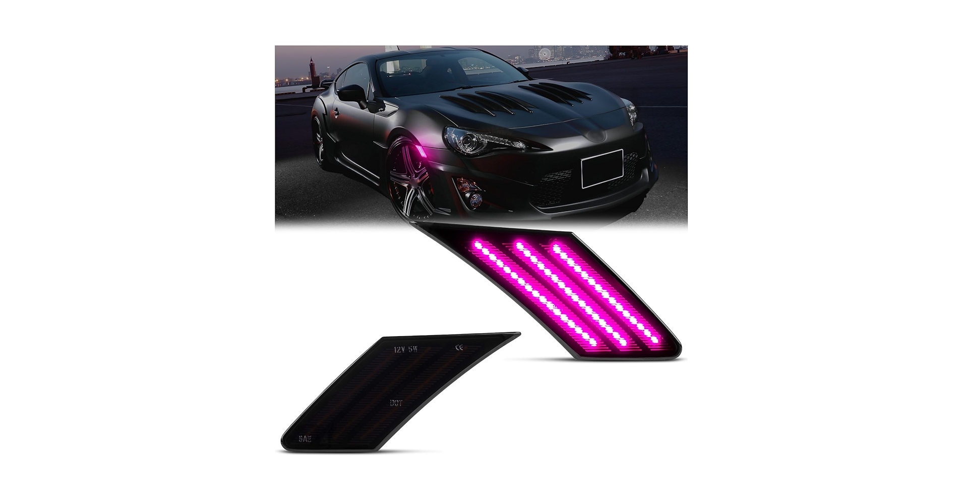 1/f SPACE Black Lighting Board S＋L 4枚セット 1/f SPACE