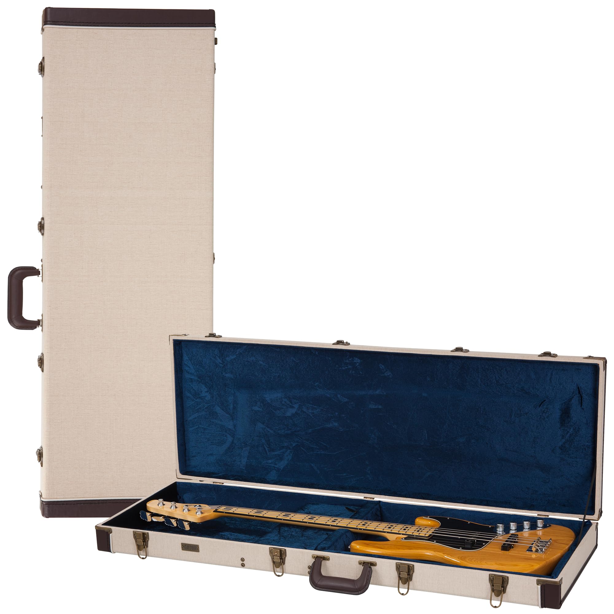 Gator Cases Journeyman Series Deluxe Wood Case for Electric Bass Guitars; Fits Fender Precision/Jazz Bass, &amp; More (GW-JM-BASS), GW-JM BASS