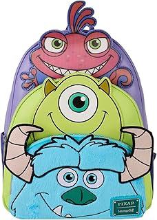 Loungefly Pixar Monsters Inc. マイク・サリーとランドール トリプルポケット ミニバックパック