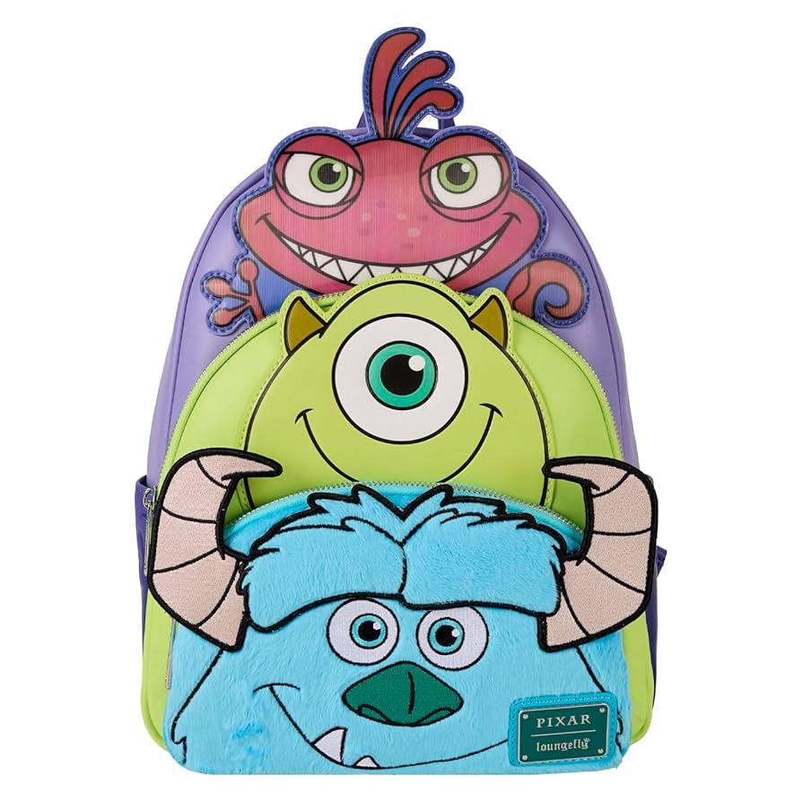 【Loungefly】モンスターズインク ランドールボッグス リュック Amazon.com: Loungefly Pixar Monsters Inc. Mike Sulley and