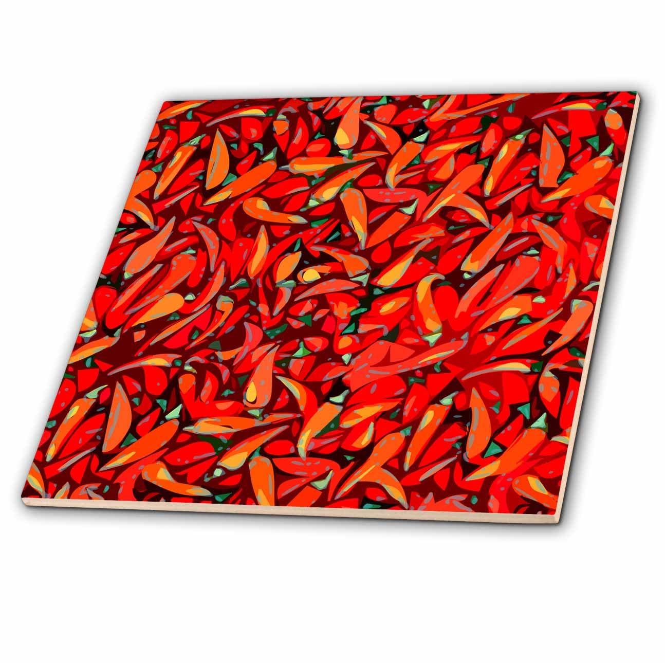 Carrelage piments 3dRose CT 20557 pour rénover et égayer un mur terne