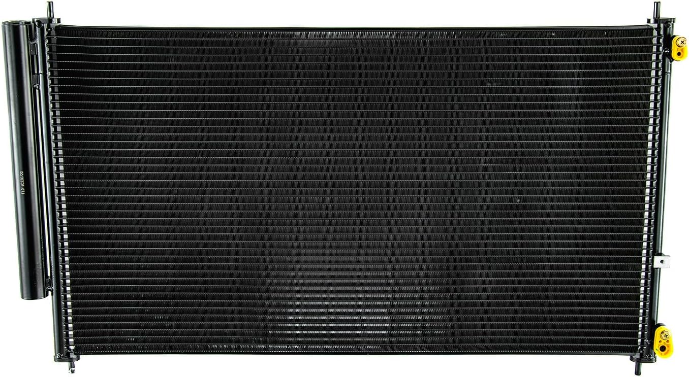 Air Conditioning A/C Condenser Condensador for 2005-2010 Honda Odyssey 4-Door 3.5L Aluminum AC Condenser w/Receiver Drier