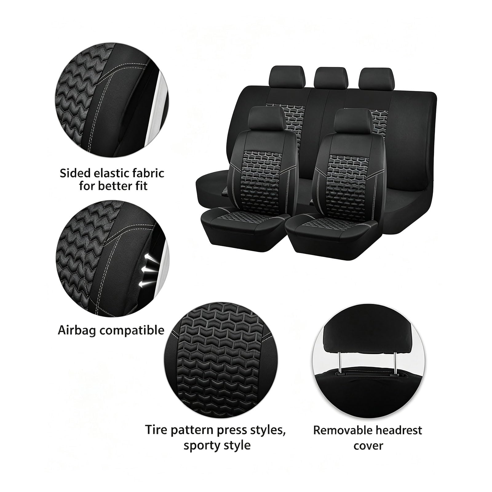 Coprisedili Auto per VW Tiguan 2011-2015