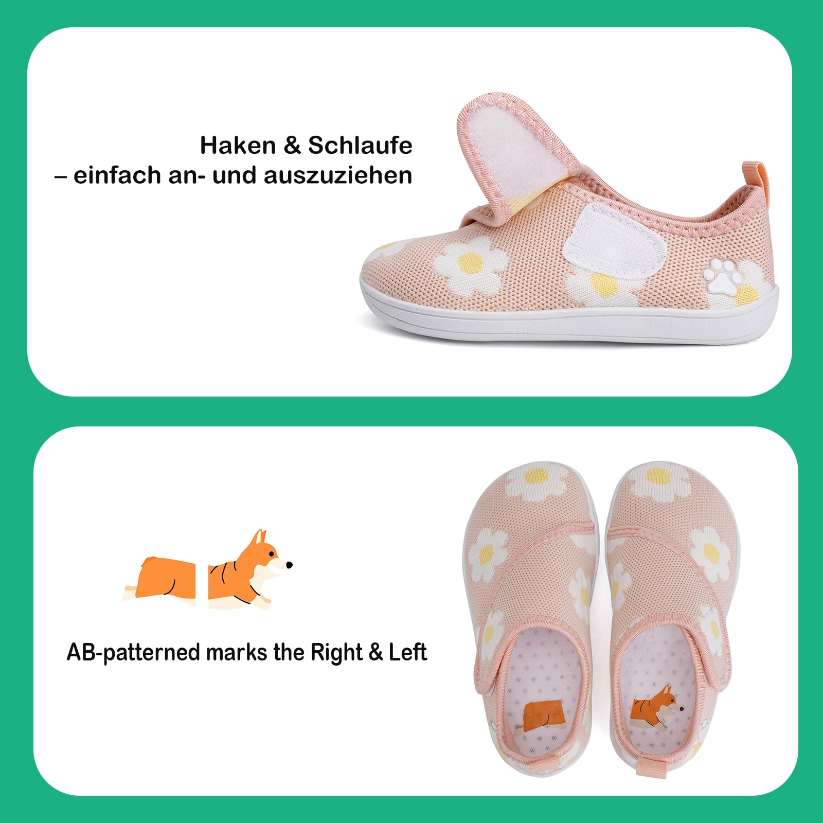 Barefoot Shoes - Scarpe per bambini, larghe a piedi nudi con caduta zero, per bambini e bambine, minimalisti, scarpe traspiranti