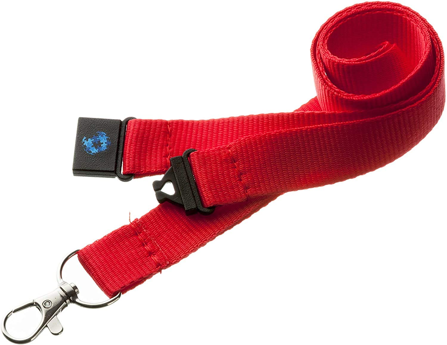 PAC Supplies Global Childrens Sized Fun Neck Lanyards With Safety Breakaway - Made Exclusively For Children (Red)